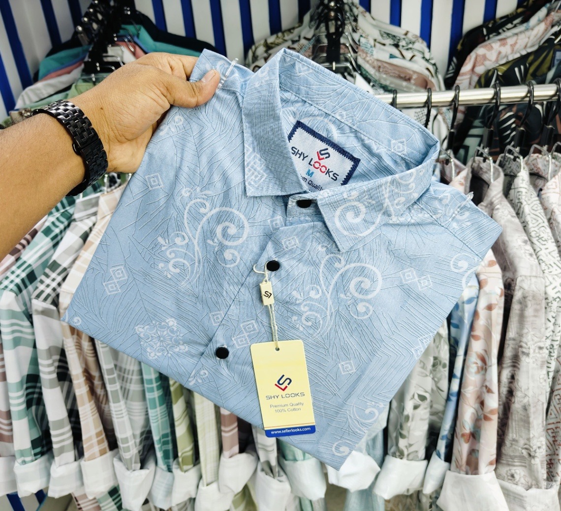 Pure Cotton full Sleeve Print Shirt