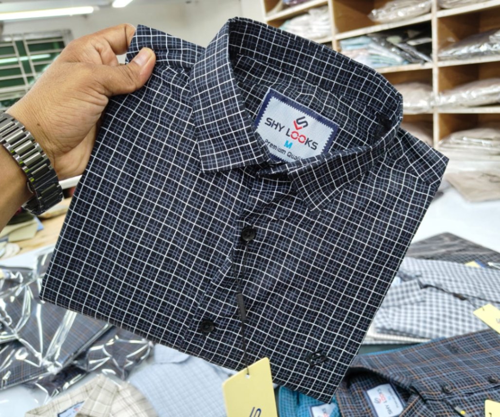 Cotton full Sleeve Check Shirt for Men's